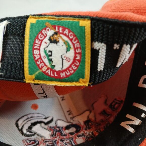 Black Yankees Negro Leagues Baseball Hat Orange/Green J‑HEAD L/XL - Picture 8 of 8